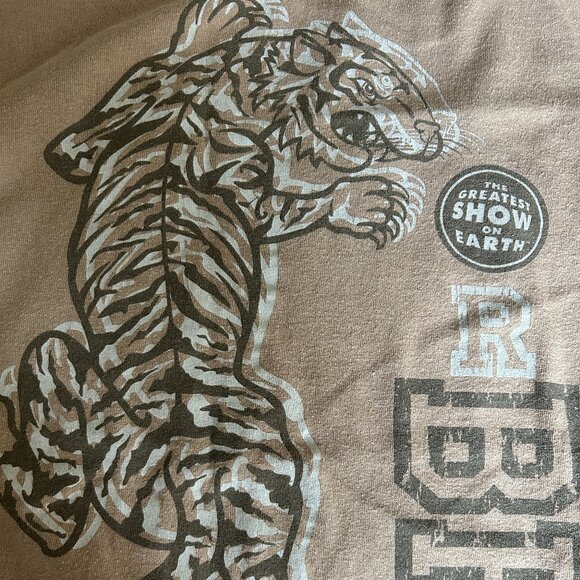 The Greatest Show On Earth Ringling Bros Barnum & Bailey Circus Tiger Cotton - Picture 4 of 12